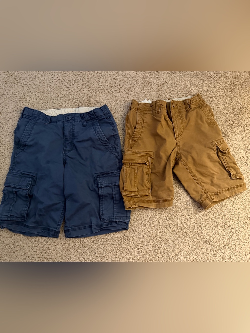 GAP Boys Cargo Shorts - Navy and Brown Set